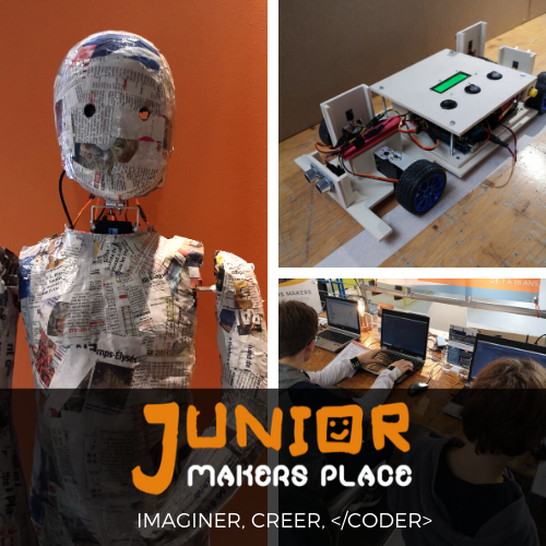Junior Makers Place: Ateliers Maker, Coding et IA de 7 à 18 ans project image