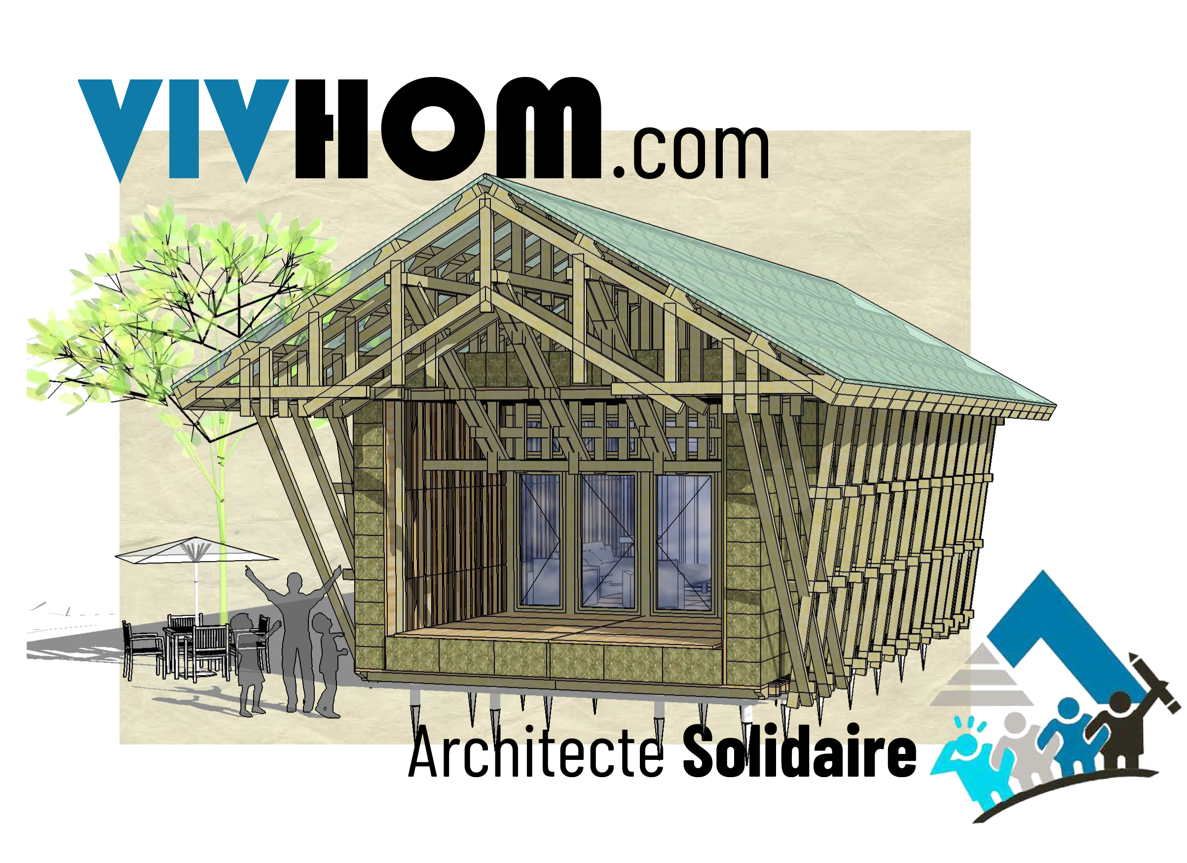 Vivhom.com, Tout pour CoCréer la Maison, la Nature et l'Emploi ! project image